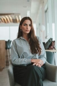 emerging leader sitting in a chair